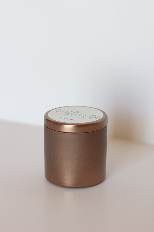 Mini Bronze Tin Candle