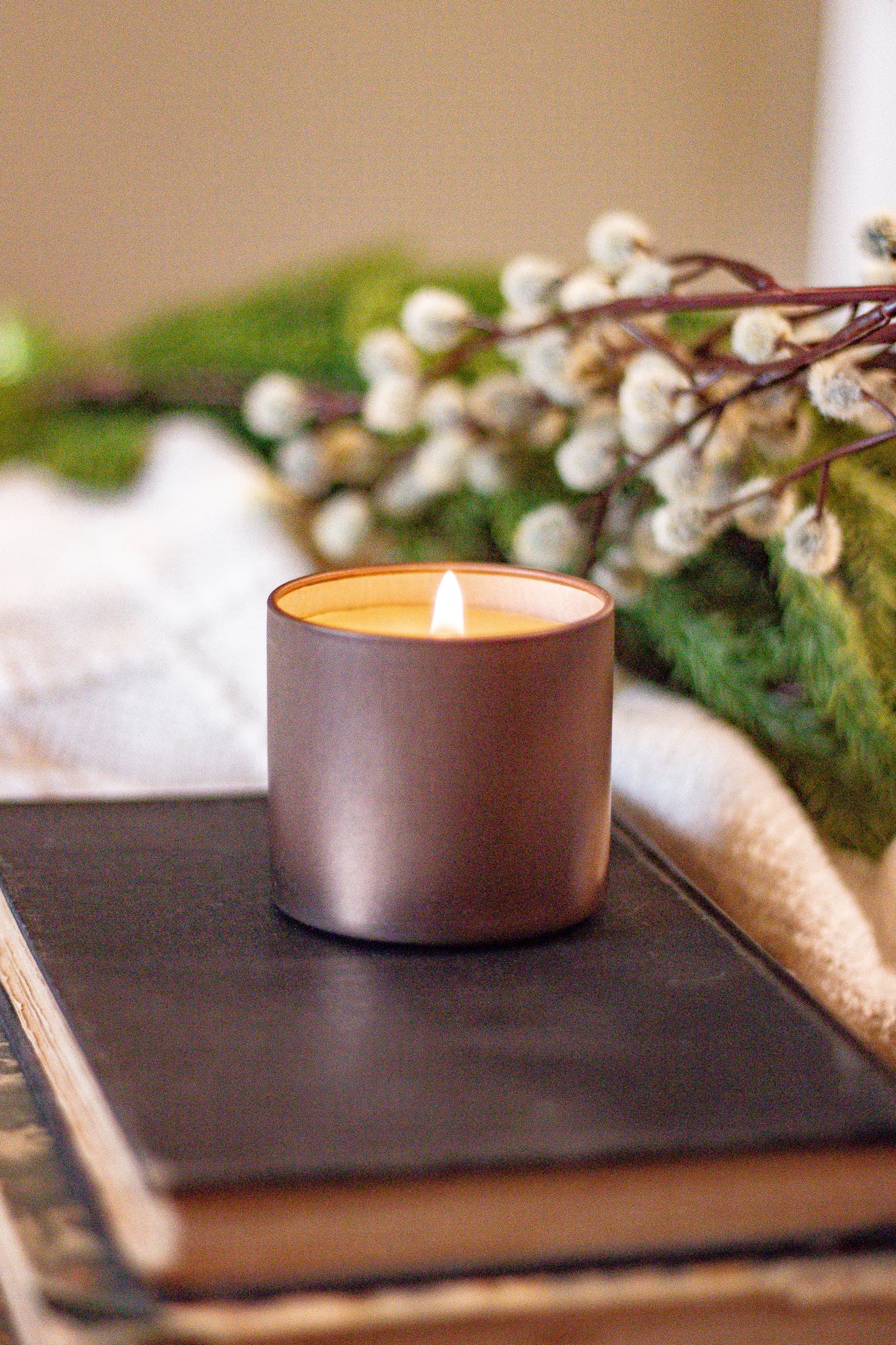 Mini Bronze Tin Candle