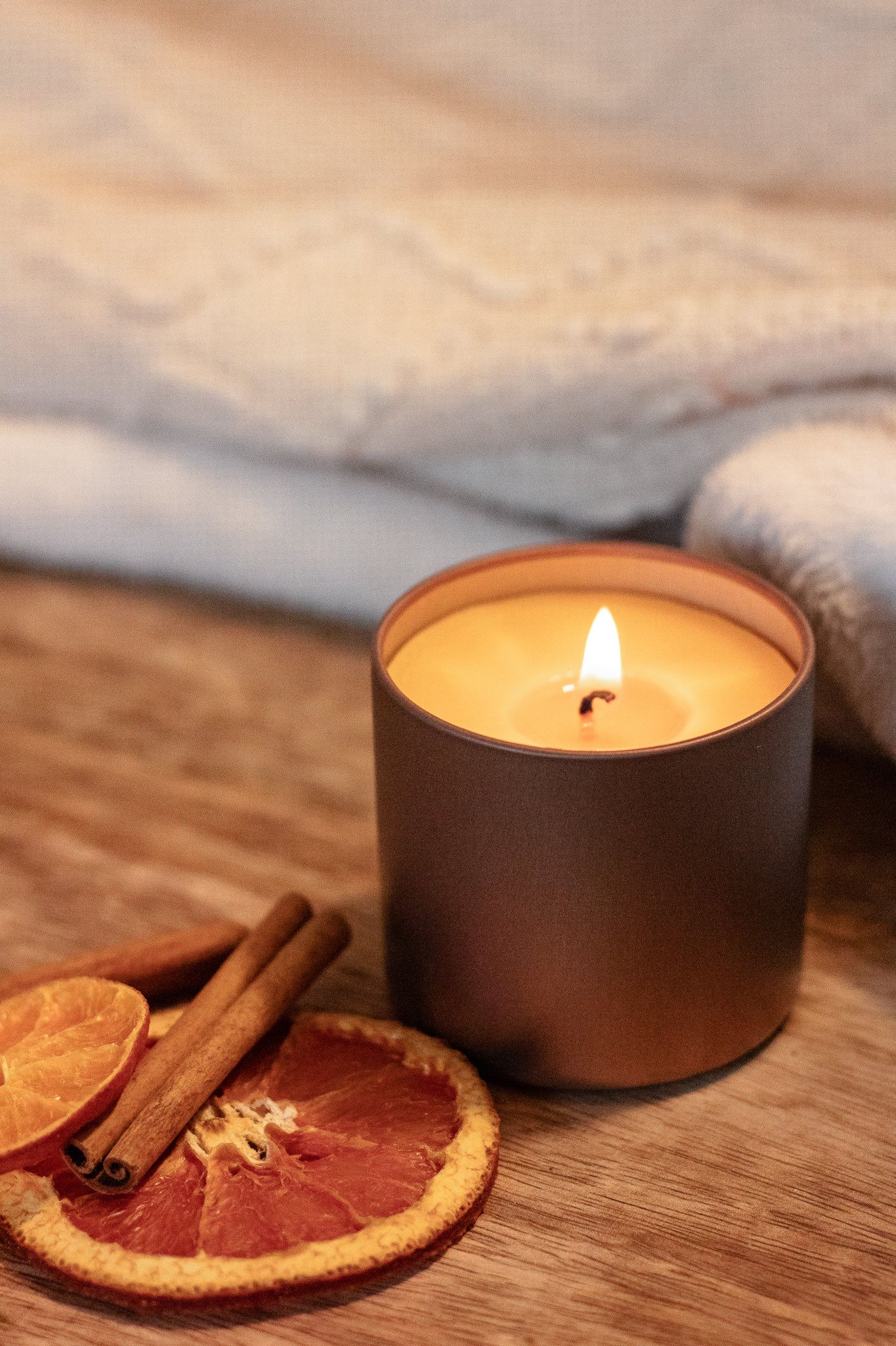 Mini Bronze Tin Candle