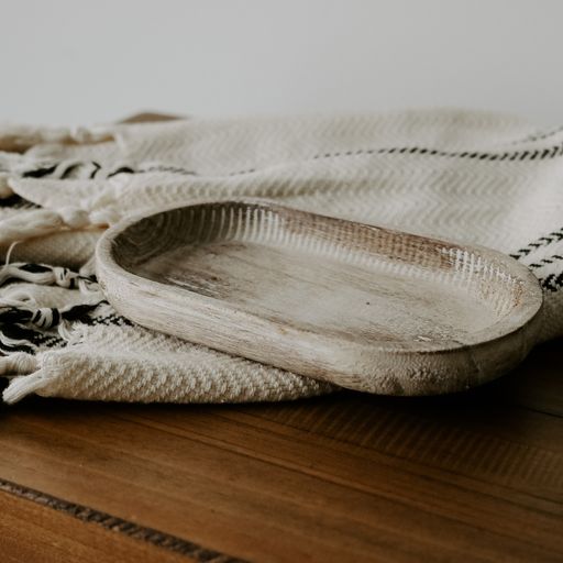 Small Wood Tray - Rustic